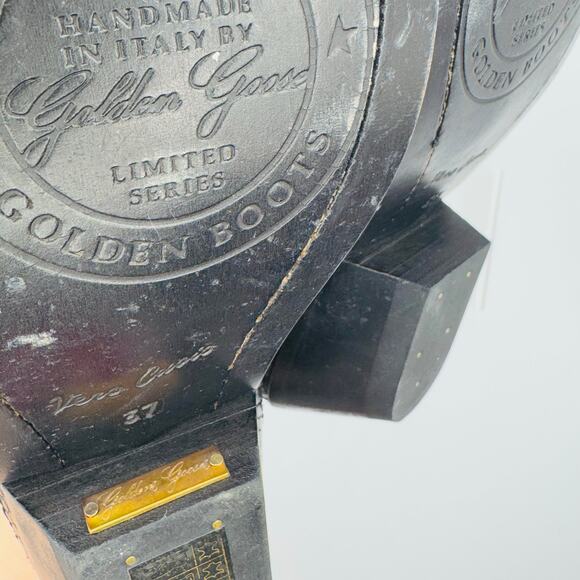 Golden Goose Santiago Western Black Mule Slip On Booties size 37 - Picture 15 of 16